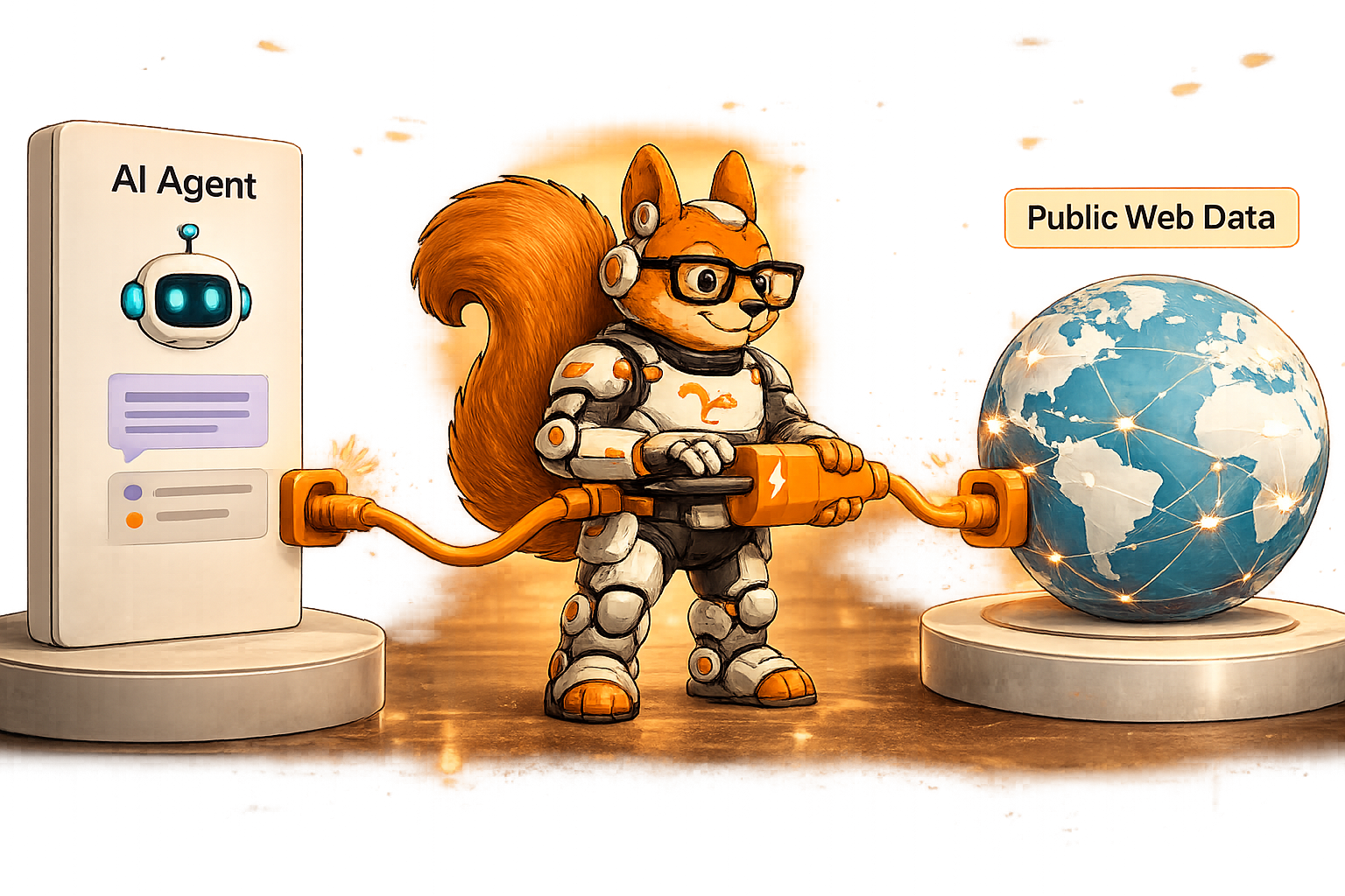 NetNut connecting an AI agent to public web data
